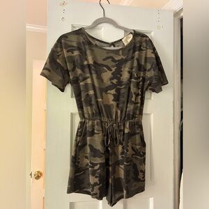 Camouflage jumpsuit - size small - only worn once (bought at a boutique)